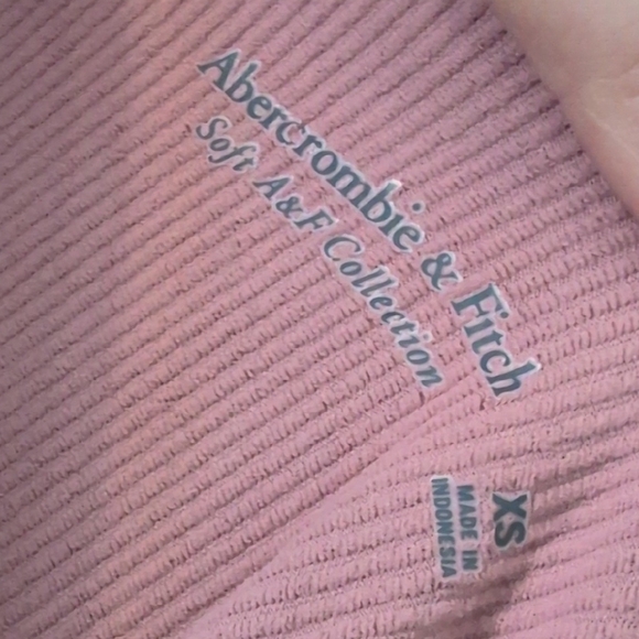 Abercrombie & Fitch Bodycon Mauve Salmon Pink Women's Mini Dress LIKE NEW - Picture 2 of 3